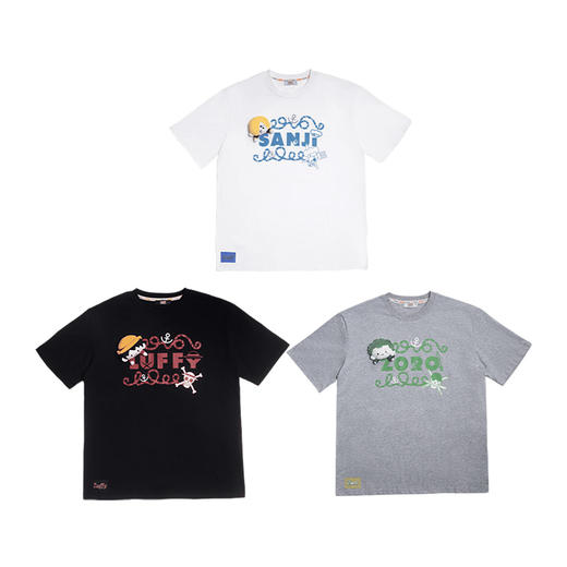 【GSC现货】航海王 毛绒玩偶T恤 路飞款/佐罗款/山智款 GSM 商品图4