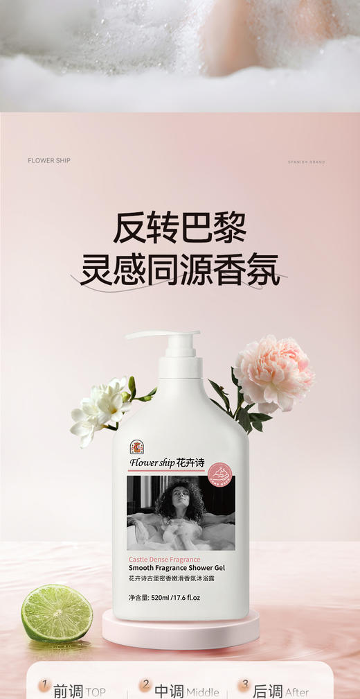花卉诗古堡密香植萃洗护套装 商品图10