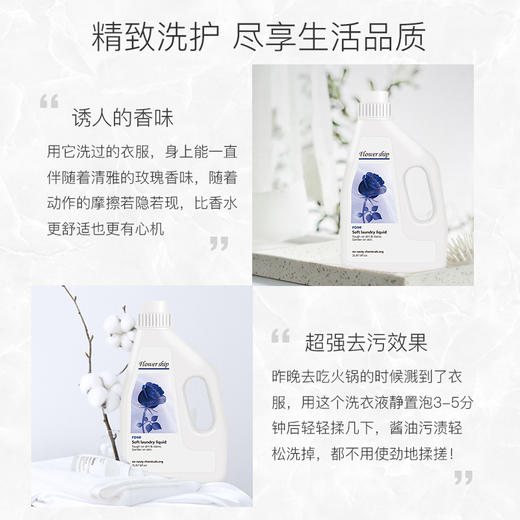花卉诗蓝色妖姬持久香氛洗衣液2L 商品图3