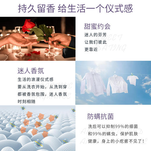 花卉诗鸢尾除螨香氛洗衣液2L 商品图3