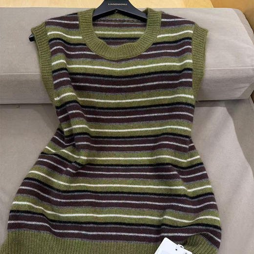 【不退不换】良木礼羊毛背心（D2510310F） 商品图0