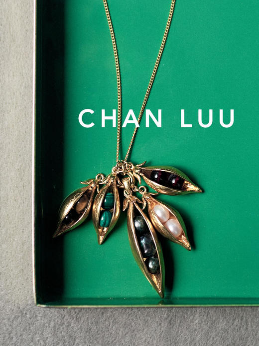 订购6周到｜Chan Luu-Peapod-豌豆 淡水珍珠 孔雀石 虎眼石 石榴石 多色 项链［美国设计师］ 商品图0
