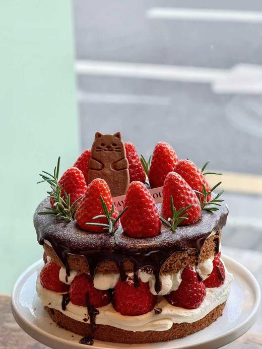 「四月限定」巧克力草莓戚风蛋糕 商品图2