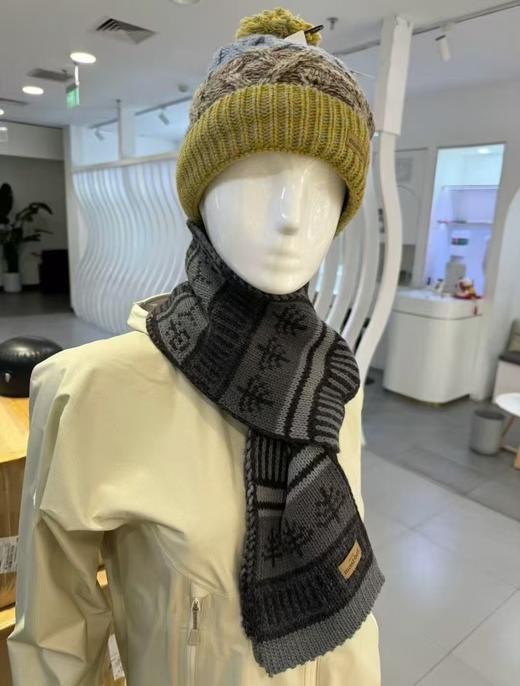 无折扣 四个配色 montbell 美山羊毛针织保暖百搭男女同款围巾 商品图7