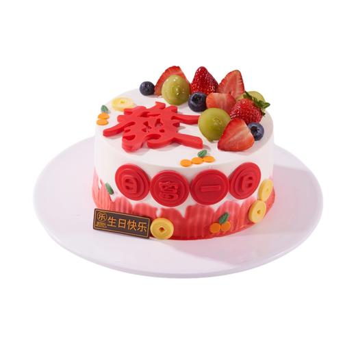 日富一日【动物奶油生日蛋糕W】 商品图0