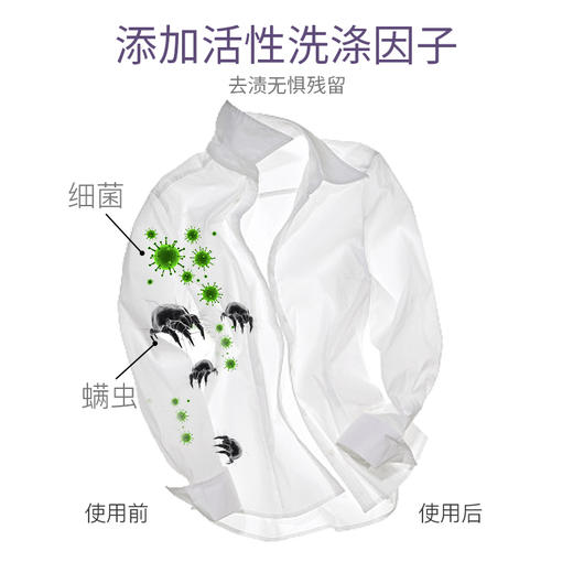 花卉诗鸢尾除螨香氛洗衣液2L 商品图2