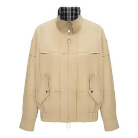 卡其色工装款休闲夹克