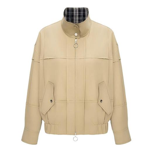 卡其色工装款休闲夹克 商品图0