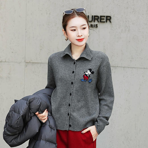 【特价不退换】【预售7天】良木礼绵羊毛开衫（D251102204F） 商品图2