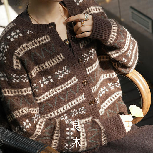 【预售7天】良木礼绵羊毛开衫（D251102756F） 商品图2