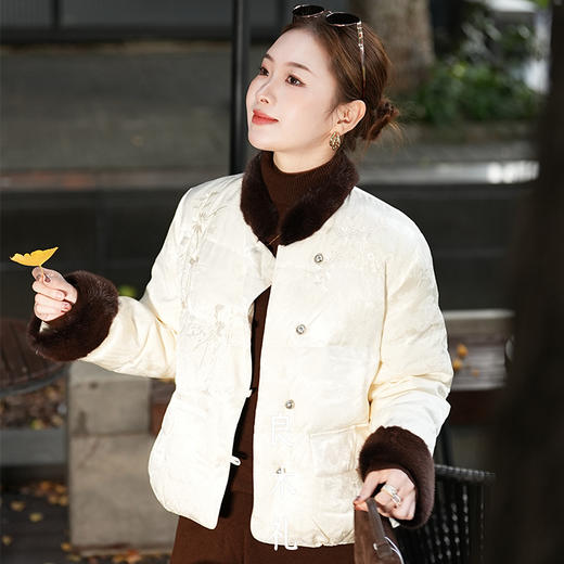 【特价不退换】【预售7天】良木礼水貂鹅绒服(2768) 商品图6