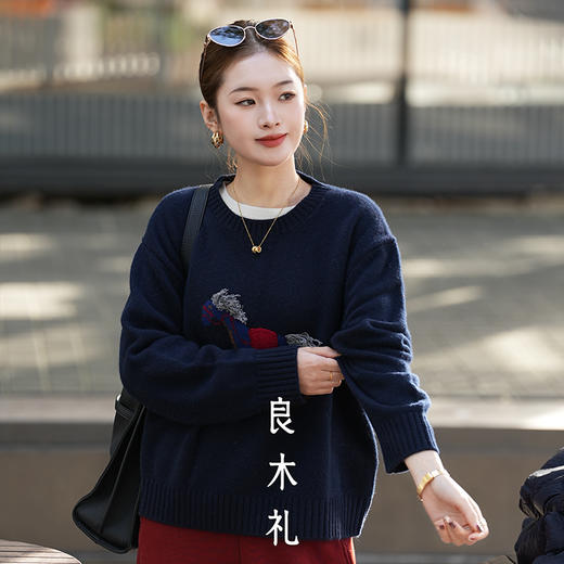 【部分现货】良木礼山羊绒上衣（D251102218F） 商品图2