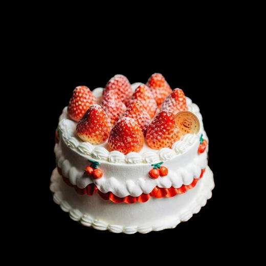 复古草莓蛋糕 商品图0