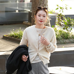 【预售7天】良木礼绵羊毛开衫(2754F)