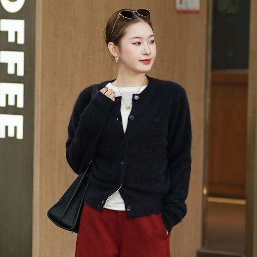 【预售7天】良木礼绵羊毛开衫(2754F) 商品图1