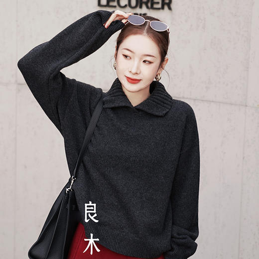 【特价不退换】【预售7天】良木礼绵羊毛立领上衣（D251102807F） 商品图7