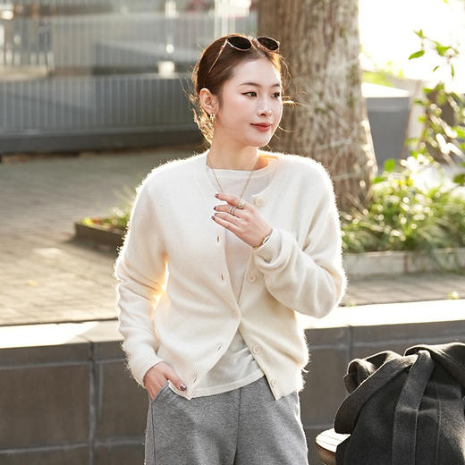 【预售7天】良木礼绵羊毛开衫(2754F) 商品图2