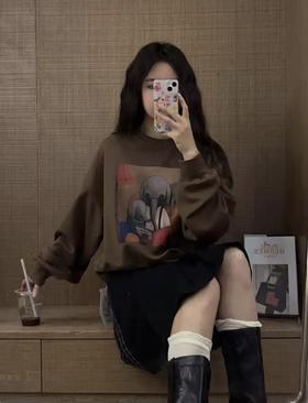 2026 清货不退【超值特卖】31826趣味卡通大象短款卫衣-喜出