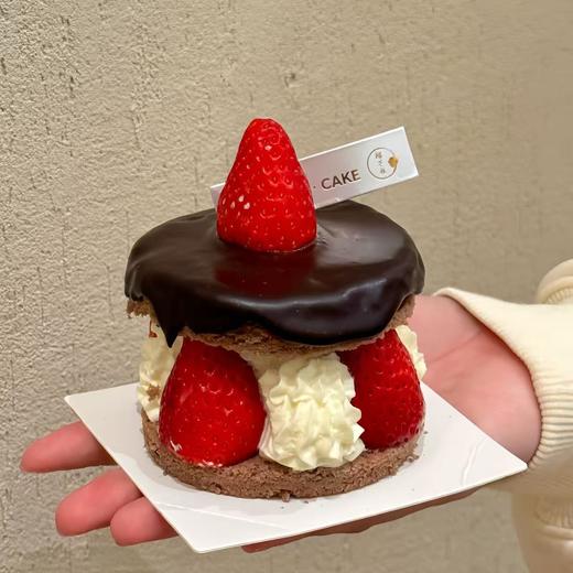 【巧遇莓好】冬季限定草莓巧克力小3寸mini奶糕下午茶一人食（单点不送） 商品图2