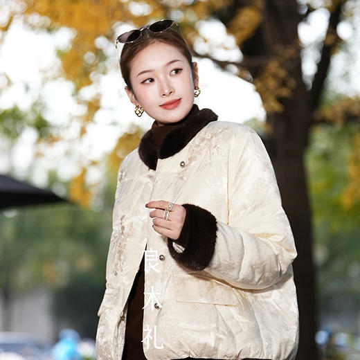 【特价不退换】【预售7天】良木礼水貂鹅绒服(2768) 商品图0