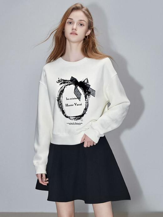 2026【超值特卖】不参与退换 -8803手工钉珠蝴蝶结短款卫衣-喜出 商品图0