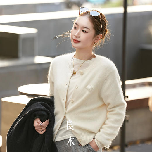 【预售7天】良木礼绵羊毛开衫(2754F) 商品图4