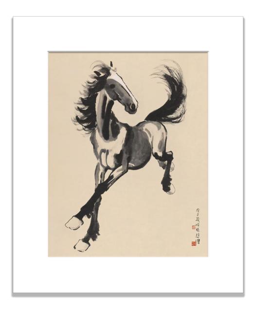 嘉德文创|徐悲鸿《奔马》限量收藏级版画复制品 商品图2