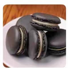 食婶马卡龙-黑色黑加仑口味/72g*6个 商品图0