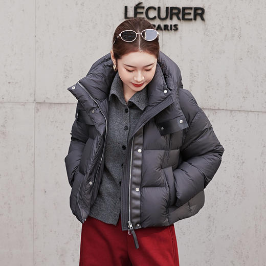 【特价不退换】【预售7天】良木礼短款连帽鹅绒服（D251101750） 商品图4