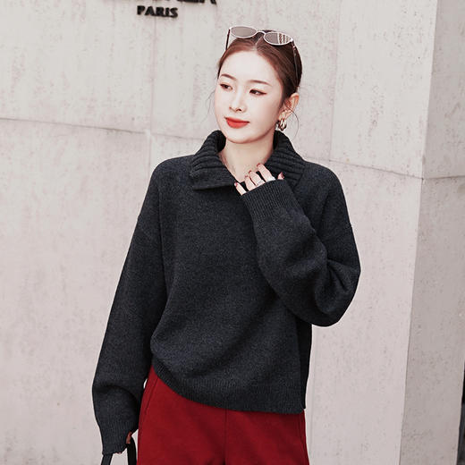 【特价不退换】【预售7天】良木礼绵羊毛立领上衣（D251102807F） 商品图2