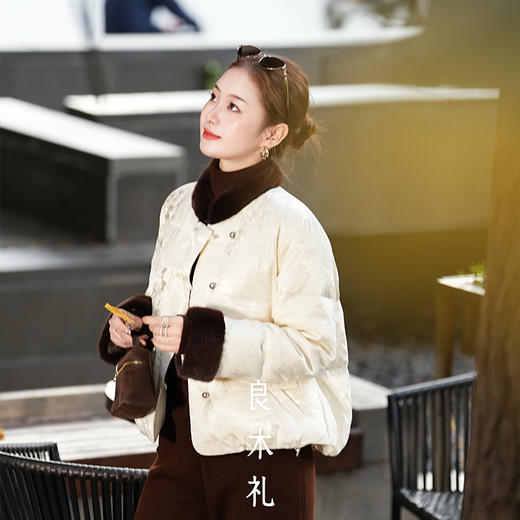 【特价不退换】【预售7天】良木礼水貂鹅绒服(2768) 商品图2