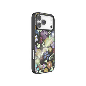 【蕾丝花序】暗夜群花 POPCASE手机壳 MagSafe Popcase磁吸款 镜面壳 黑色 iPhone17/16/15/14/13