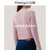 Threegun三枪 【抗菌棉】印花圆领女士长袖上衣打底衫-24196A011 商品缩略图9