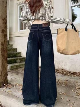 女王节抢购价-不支持退（清）【自营】🔥🔥【2025爆款牛仔】软料加绒厚笑脸款～86205/6610复合一体360立体弹力阔腿裤直筒裤-喜出