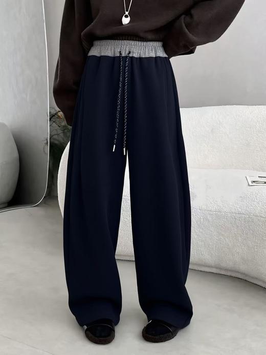  【自营】🔥🔥【2025爆款休闲裤】加颗粒绒厚款～8016弯刀裤休闲裤-喜出 商品图2