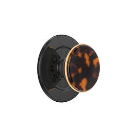 【蕾丝花序】烟琥珀·MagSafe圆啪嗒 MAGSAFE磁吸手机气囊支架 Round圆啪嗒系列 黑色