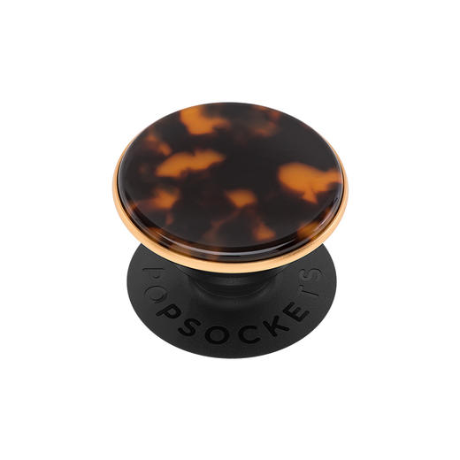 【蕾丝花序】烟琥珀 POPGRIP泡泡骚手机粘贴式气囊支架 Other其他系列 黑色 商品图0