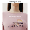 Threegun三枪 【抗菌棉】印花圆领女士长袖上衣打底衫-24196A011 商品缩略图8