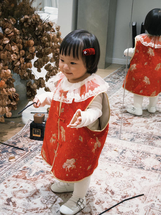 盛唐牡丹 | Kids 天马星空马甲 商品图4