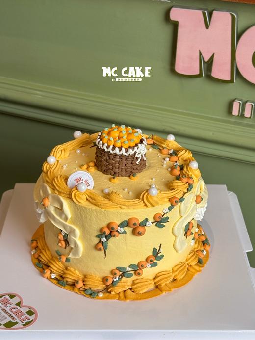 柿柿如意裱花蛋糕 商品图1