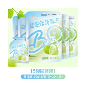 洽洽 蒟蒻果汁果冻青提味120g*5袋