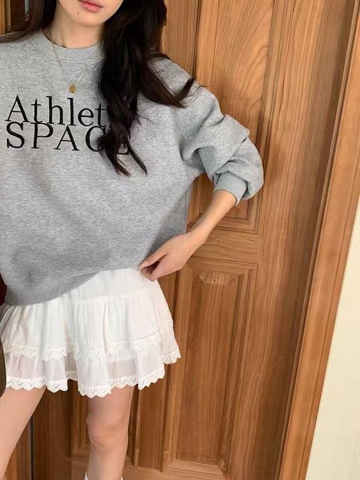 清了！清！不支持退货【自营】【工艺卫衣】egg品牌爆款～重工刺绣～精致字母刺绣宽松短款卫衣-喜出 商品图0