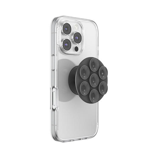 【Suck up 泡泡吸】极夜黑 POPGRIP泡泡骚手机粘贴式气囊支架 Suck up泡泡吸系列 黑色 吸盘 墙面支架 商品图4