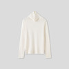 盛唐婧 | 重磅精纺羊毛高领宽松打底-白色 商品缩略图0