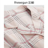 Threegun三枪 【纯棉】彩格翻领开襟长袖长裤女士家居套家居服-81838D111 商品缩略图6