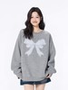 🔥🔥【潮牌卫衣】圆领牛奶绒～潮牌蝴蝶结宽松加绒卫衣-喜出 商品缩略图0