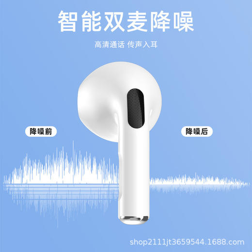 跨境私模X85无线蓝牙耳机智能数显超长续航降噪触摸耳机工厂直销 商品图1