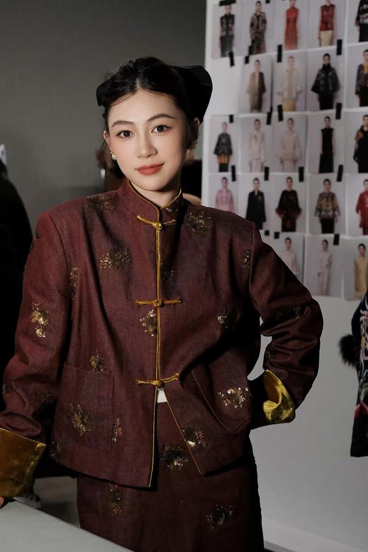 盛唐牡丹 | 牛仔串珠新中式外套 商品图1