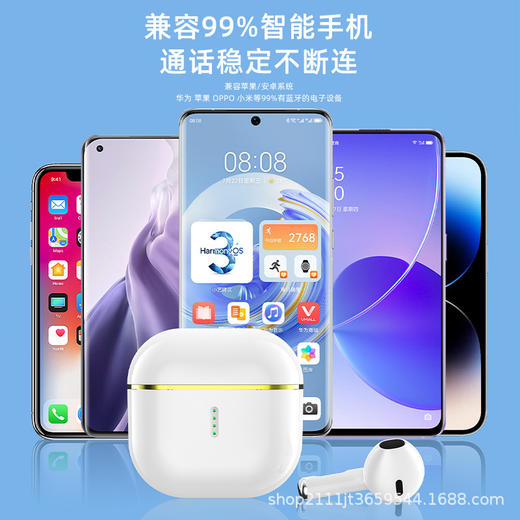 跨境私模X85无线蓝牙耳机智能数显超长续航降噪触摸耳机工厂直销 商品图3