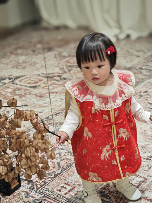 盛唐牡丹 | Kids 天马星空马甲 商品图3